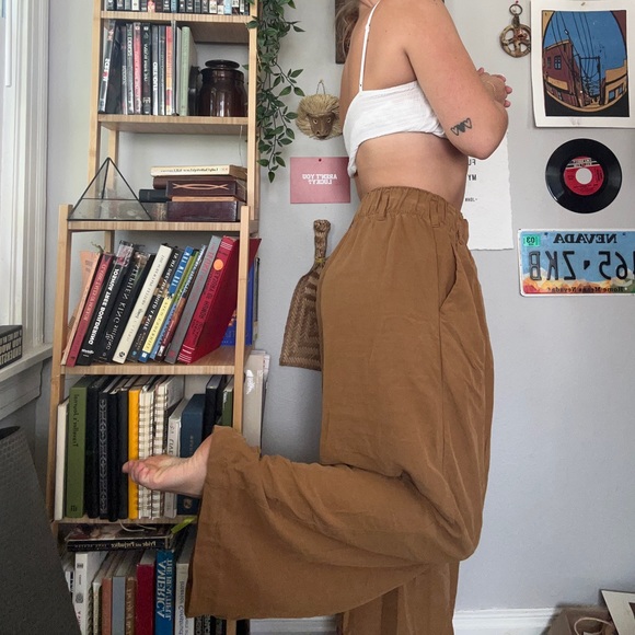 Free People Nothin’ To Say Pleated Trousers - Picture 2 of 6